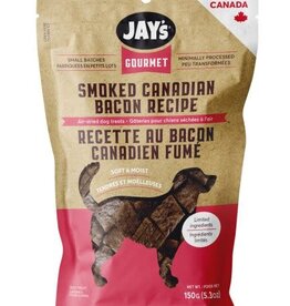 Jay's Jay's Gourmet Smoked Canadian Bacon Air-Dried Dog Treats 150g