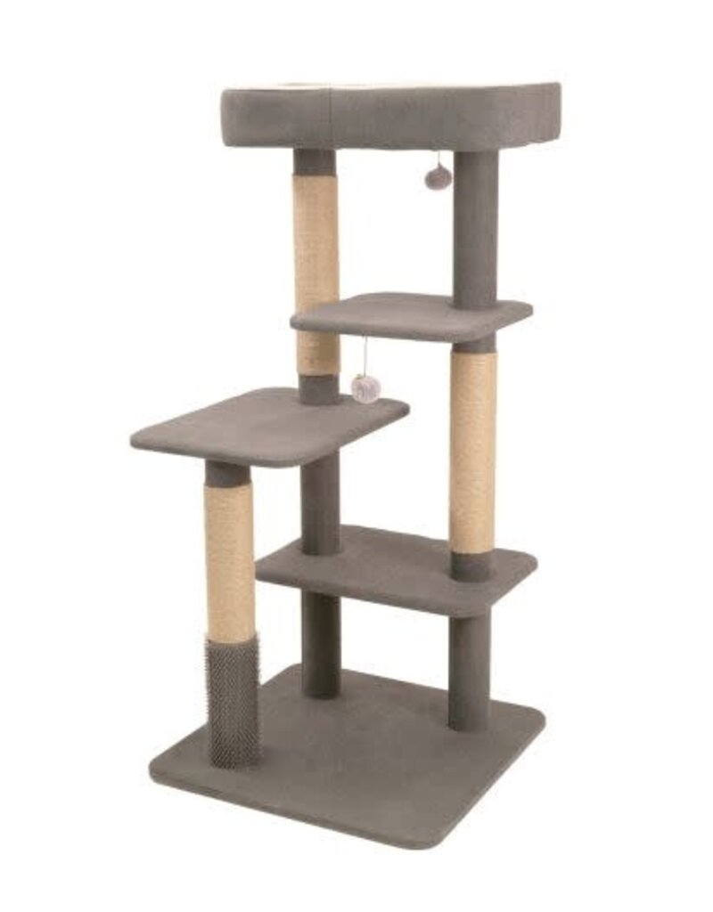 Bud'Z 3 Soho Large 4 Level Cat Tree Grey Cat 58x58x120.5cm