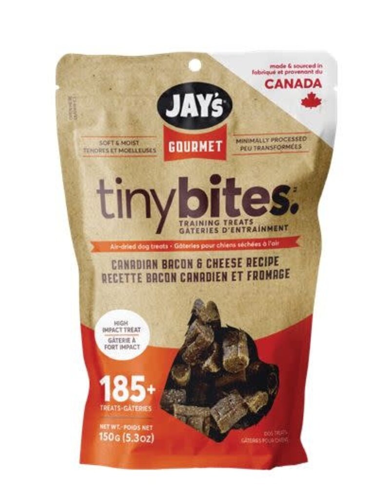 Jay's Jay's Gourmet Tiny Bites Bacon & Cheese Air-Dried Dog Treats 150g