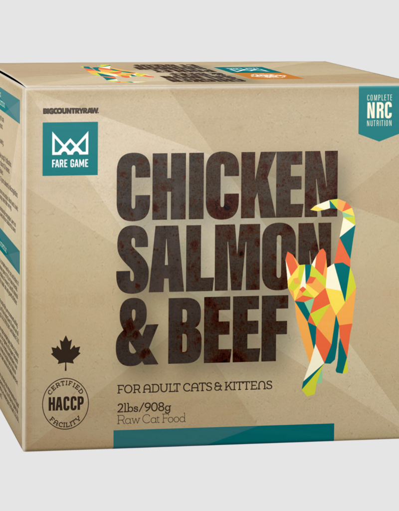 Big Country Raw Big Country Raw Fare Game Chicken, Salmon, and Beef 2lb
