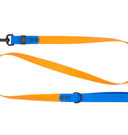 RC Pets RC Pets Waterproof Leash 3/4"x5' Orange/Sapphire