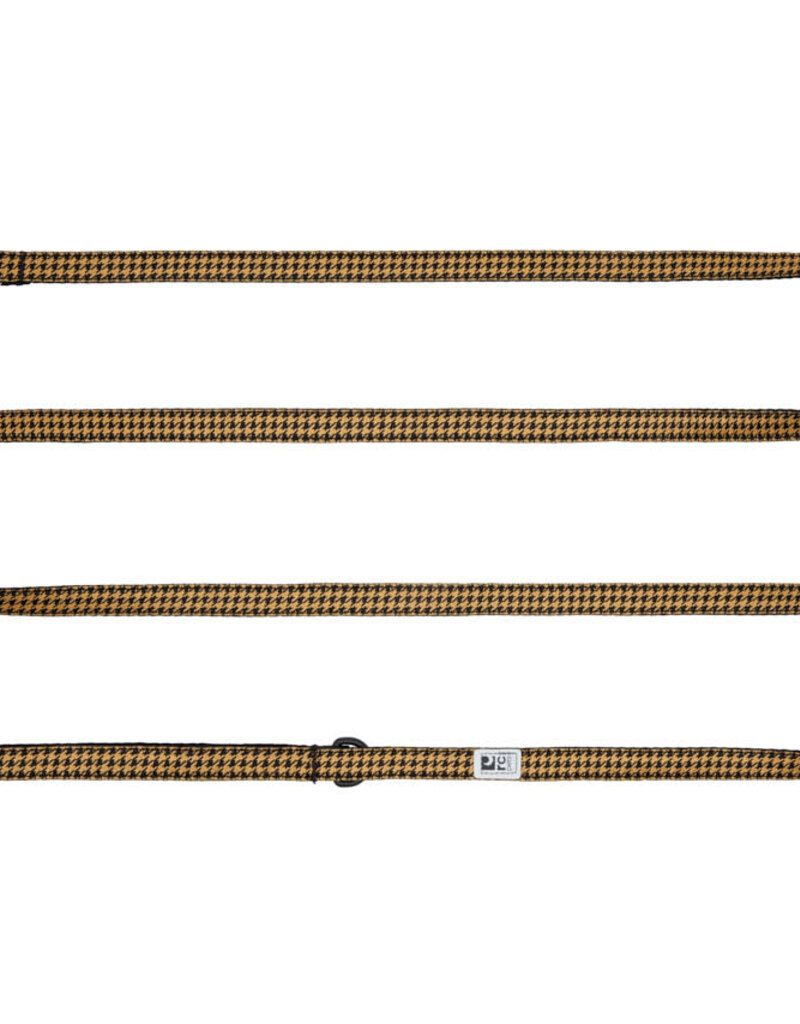 RC Pets RC Pets Petite Leash 1/2"x6' Houndstooth Toffee