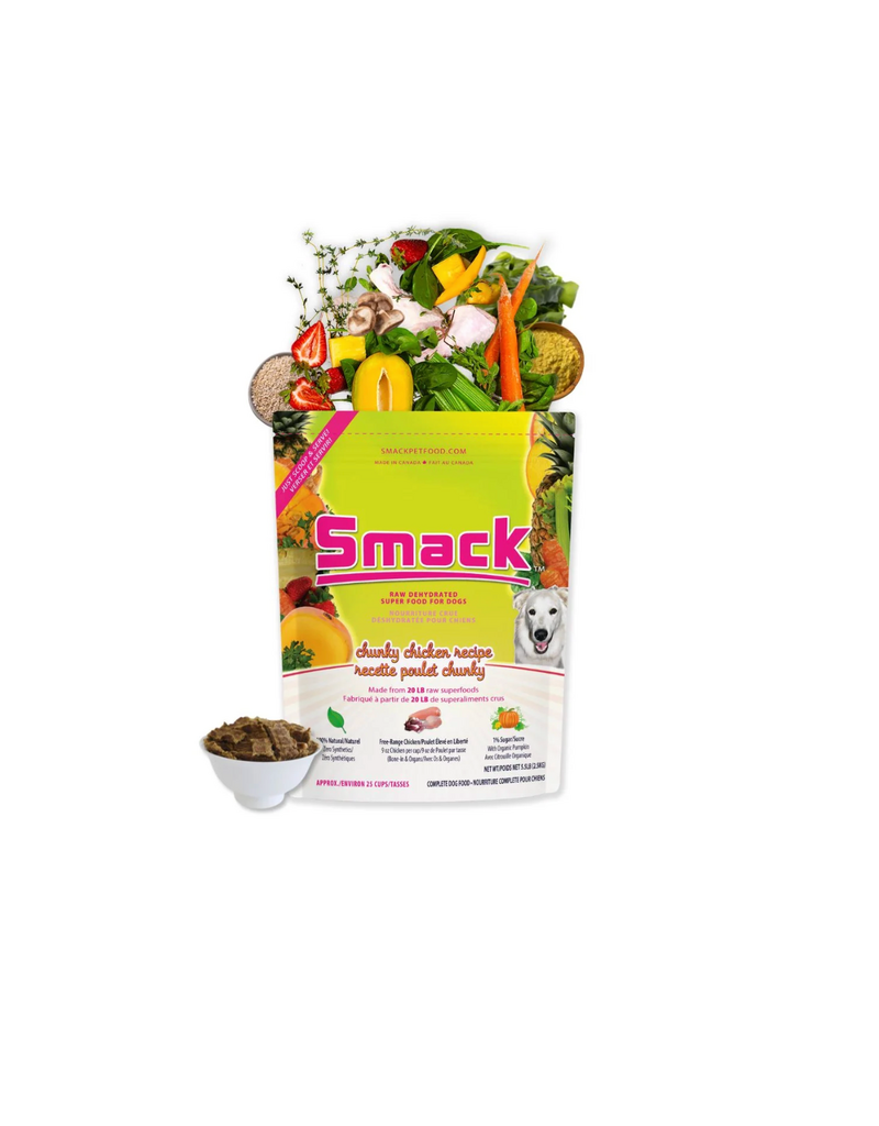 Smack Smack Raw Dehydrated Dog Food - Chunky Chicken 250g