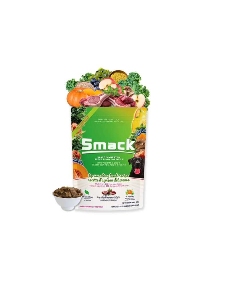 Smack Smack Raw Dehydrated Dog Food - Lip Smacking Lamb 250g
