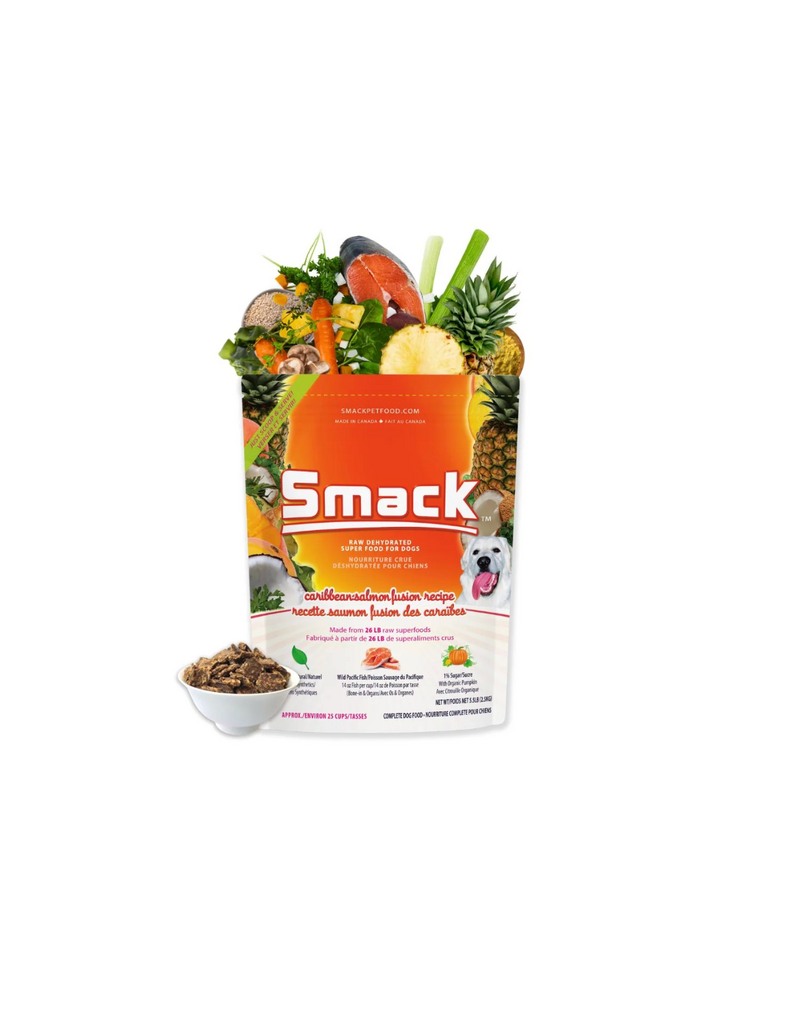 Smack Smack Raw Dehydrated Dog Food - Caribbean-Salmon Fusion 250g