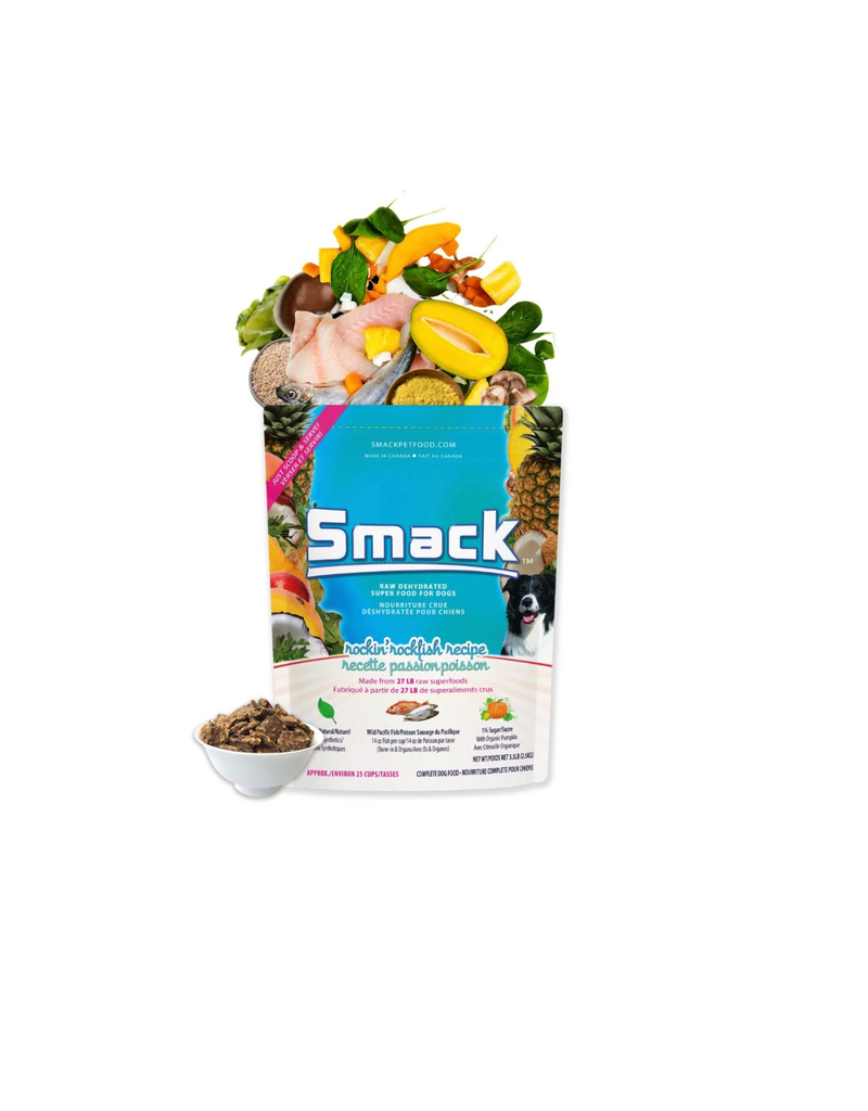 Smack Smack Raw Dehydrated Dog Food - Rockin' Rockfish 250g