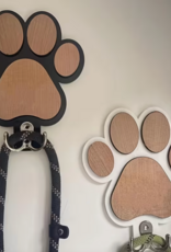Temu Wooden Paw Print Wall Hook - Assorted Colours 1pc.