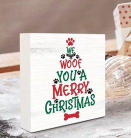 Temu Christmas Dog Decor - We Woof You a Merry Christmas Sign