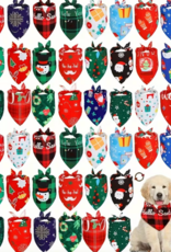 Temu Christmas Bandana - One Size (25.6x17.7") - Assorted Patterns 1pc.