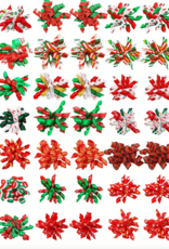 Temu Assorted Christmas Bows & Ribbon Spirals 1pc