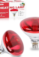 Lucky Herp Lucky Herp Infrared Heat Lamp for Chickens - 250 W Red Bulb 2 Pack