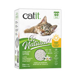 Catit Catit Go Natural! Pea Husk Clumping Cat Litter - Vanilla - 7.9 Punds or 3.6kg