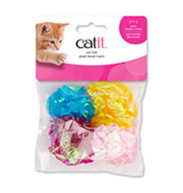 Catit Catit Cat Toy - Crinkle Paper Ball - 4-pack