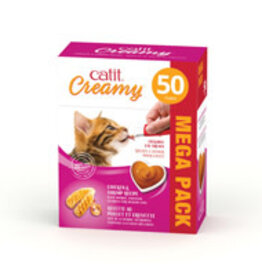 Catit Catit Creamy Lickable Cat Treat - Chicken & Shrimp Flavour - 50 pack