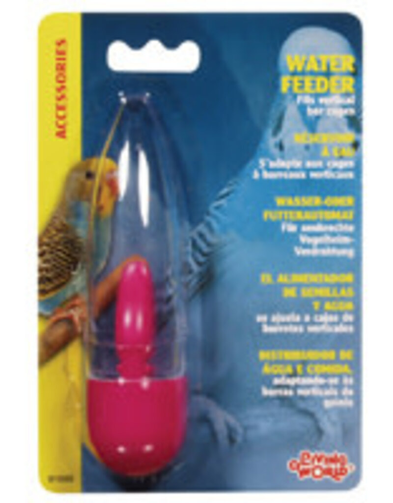 Living World Water Feeder for Vertical Wire Cage