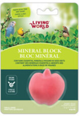 Living World Apple-Shaped Mineral Block for Birds - 31 g (1.1 oz)