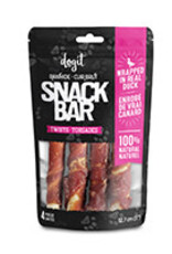Dogit Dogit Snack Bar Rawhide - Duck-Wrapped Twists - 4 pcs (12.7 cm/5 in)