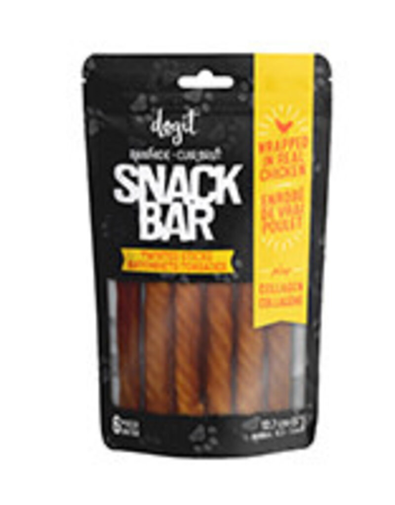 Dogit Dogit SnackBar Chicken-Wrapped Beefhide & Collagen Twisted Sticks - 6 pieces - 5 in (12.7 cm)