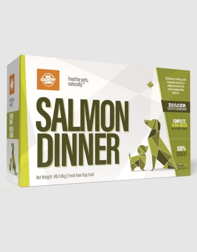 Big Country Raw Big Country Salmon Dinner Carton 4lb