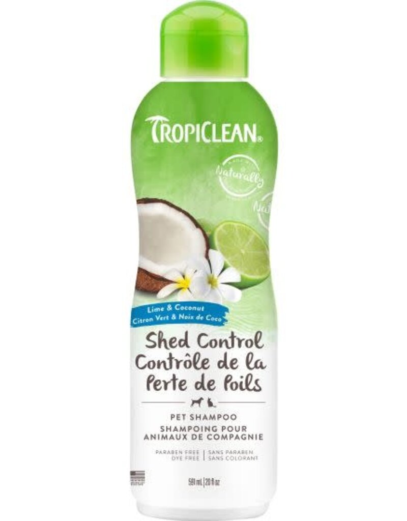 TropiClean TropiClean Shed Control Shampoo - Lime & Coconut 20oz