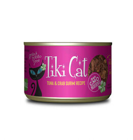tiki Tiki Cat Grill Tuna & Crab Surimi Recipe Wet Cat Food 6oz