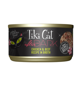tiki Tiki Cat After Dark Chicken & Beef Recipe in Broth Wet Cat Food 2.8oz