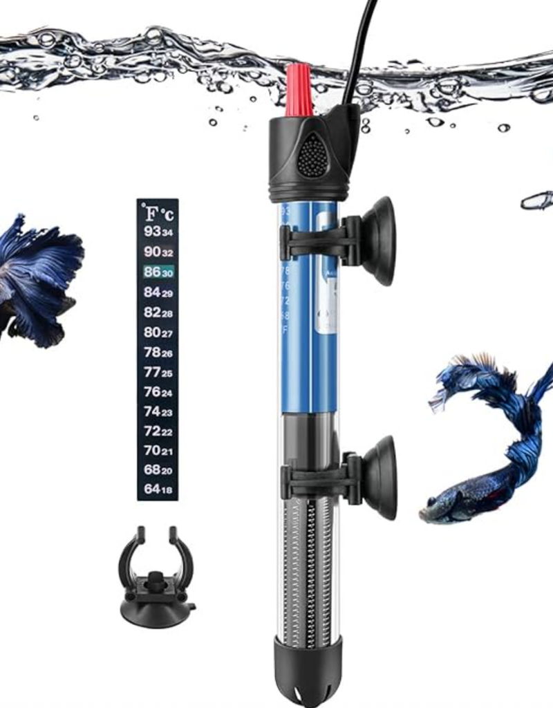 Fedour FEDOUR Submersible Adjustable Aquarium Heater for 3-10 Gallon - 25W