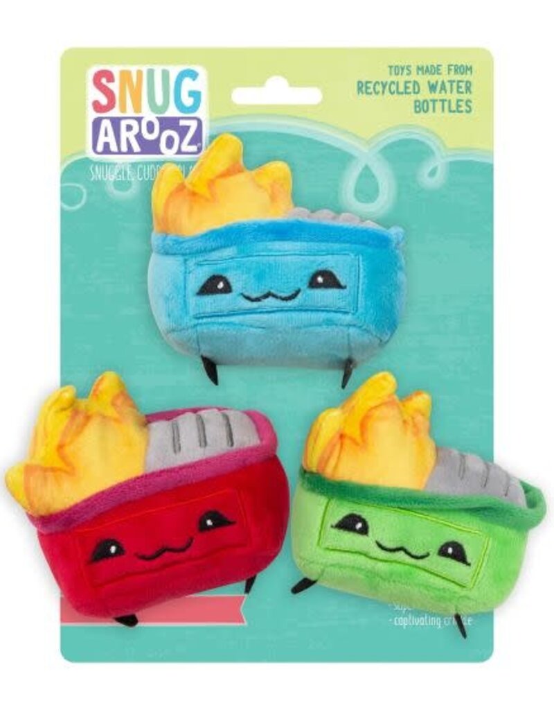 snugarooz Snugarooz Lil Baby Dumps - Red, Blue & Green Dumpster Fires 3pk