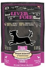 Oven Baked Tradition Dehydrated Beef Liver Dog Treat 120g