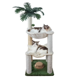 Temu Palm Tree Cat Tree with Hammock