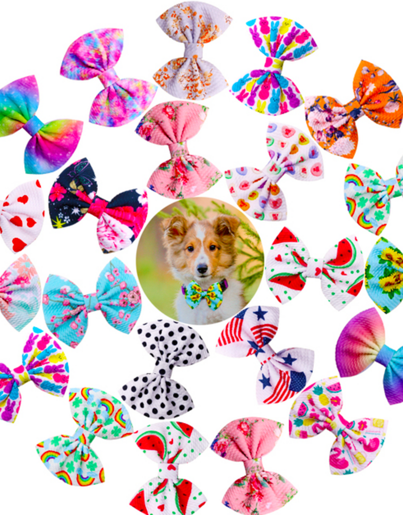 AliExpress Dog Bowtie - Assorted Summer Patterns - 1pc.