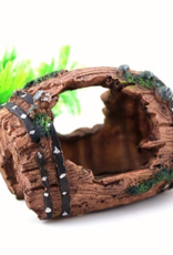 Temu Resin Aquarium Ornament - Barrel Cave - Assorted Colours