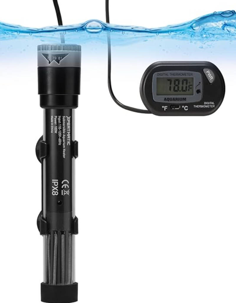 SainSmart SainSmart XpertMatic Submersible Adjustable Aquarium Heater - 100W (up to 20 gallons)