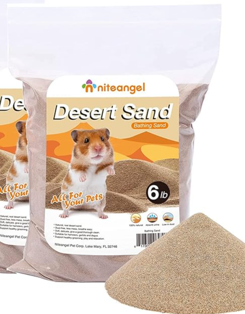 Niteangle Niteangel Hamster Bath Sand - Desert - 6lb