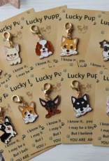 Temu Cartoon Dog Keychains - Assorted Breeds & Colours 1pc.