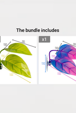 Temu Artificial Betta Leaf Aquarium Decoration - Assorted Colours - 1 pk