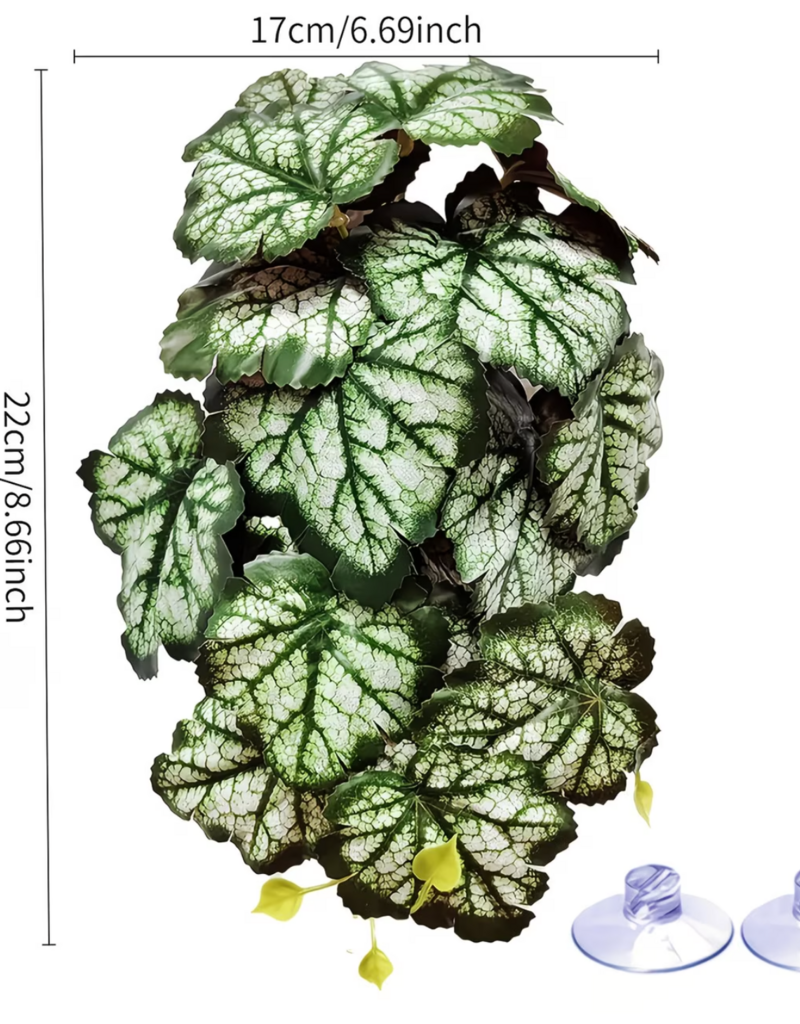 Temu Artificial Reptile Plant - Fern & Monstera - Green