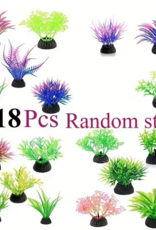 Temu Artificial Aquarium Plants - Assorted Colours & Styles 1pc