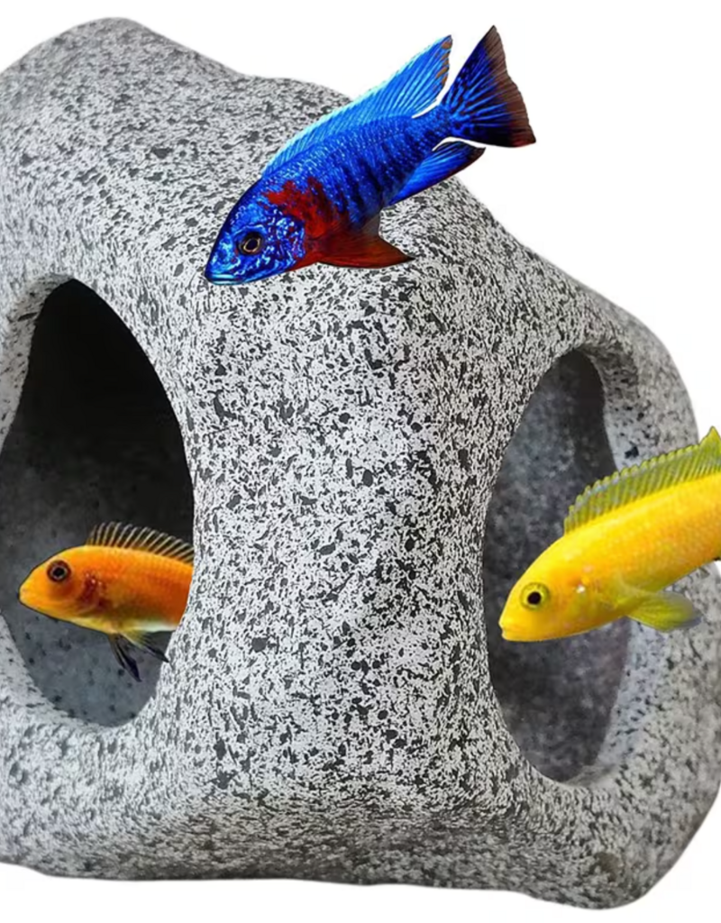 Temu Aquarium Hideaway Rock Cave 1pc