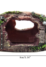 Temu Resin Aquarium Ornament - Red Bucket