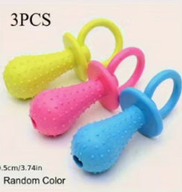 Temu Puppy Chew Toys - Dumbbell - Assorted Colours 1pc