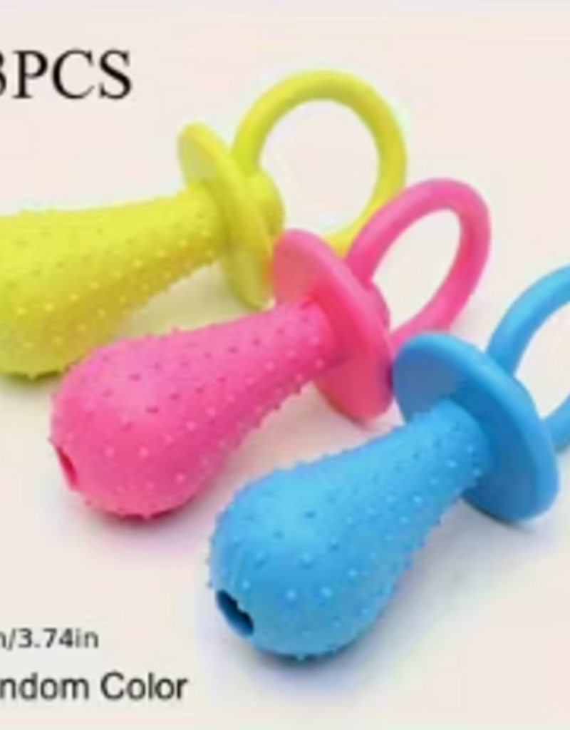 Temu Puppy Chew Toys - Dumbbell - Assorted Colours 1pc