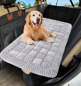 Temu Rectangular Plush Pet Blanket for Cars - Assorted Colours