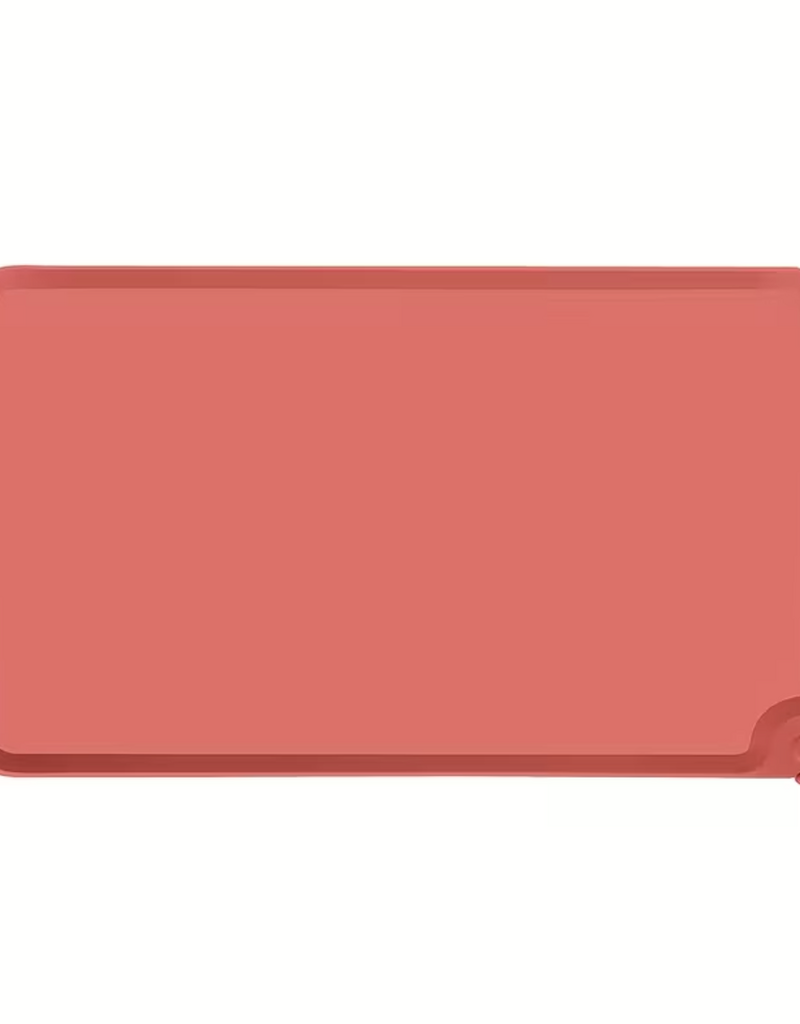 Temu Silicone Non-Slip Pet Feeding Mat - Pink