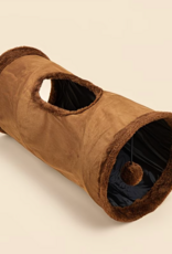 Temu Cozy Collapsible Cat Tunnel - Assorted Colours 1pc