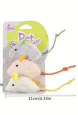 Temu Interactive Mouse Cat Toy 3pk