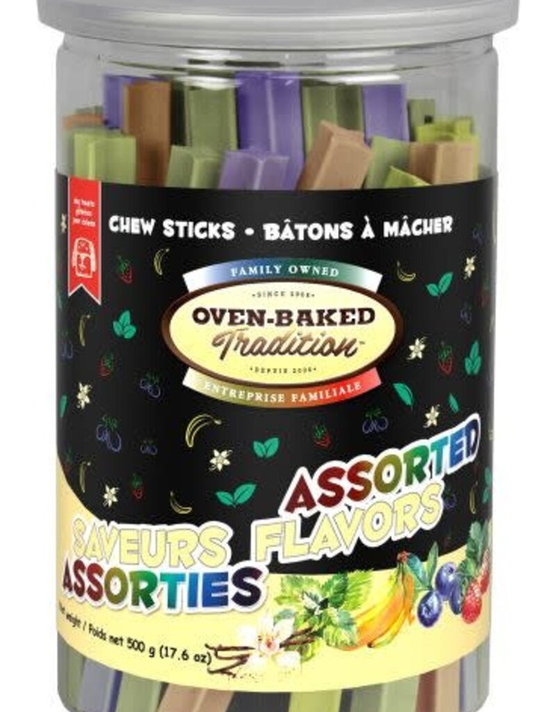 Bulk - Oven-Baked Chew Sticks - Assorted Flavours - 1pc.