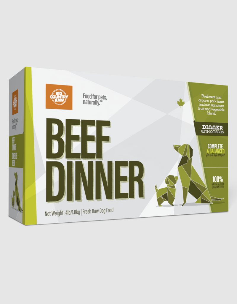 Big Country Raw Big Country Raw Beef Dinner Carton 4lb