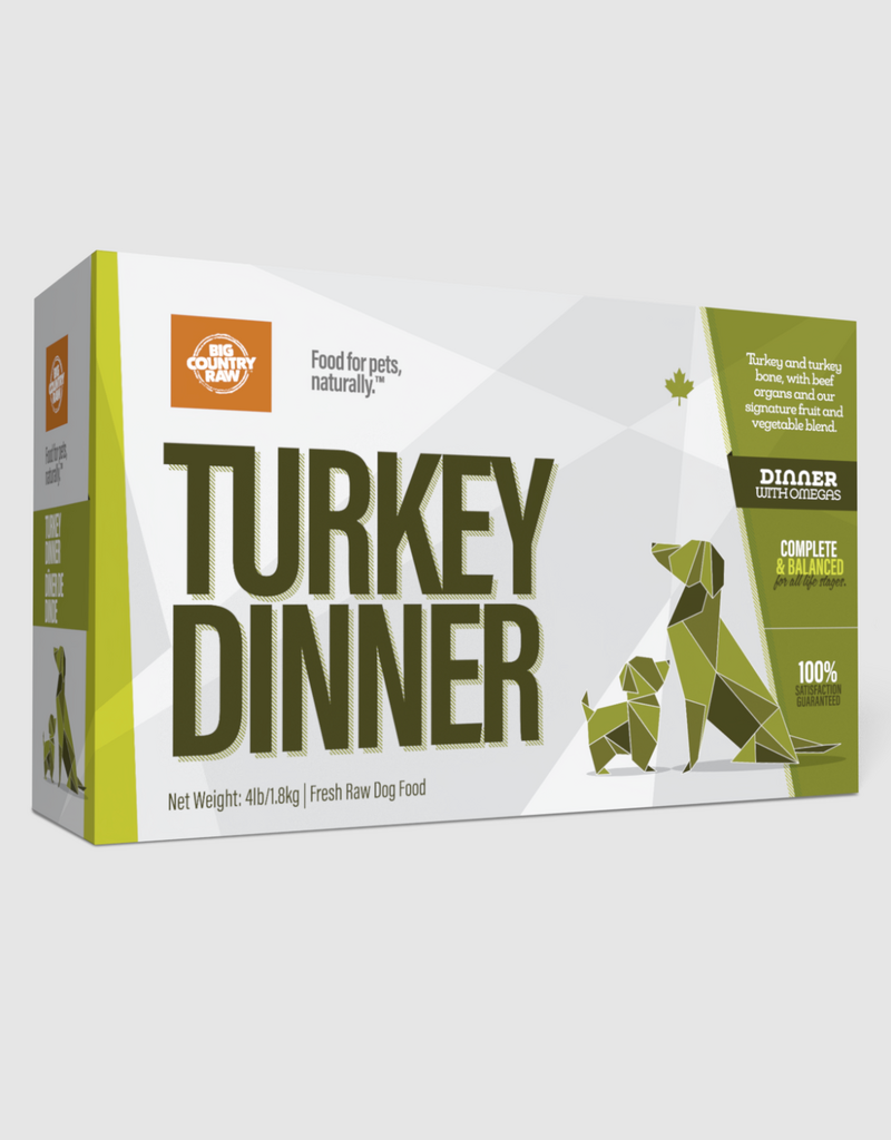 Big Country Raw Big Country Raw Turkey Dinner Carton 4lb