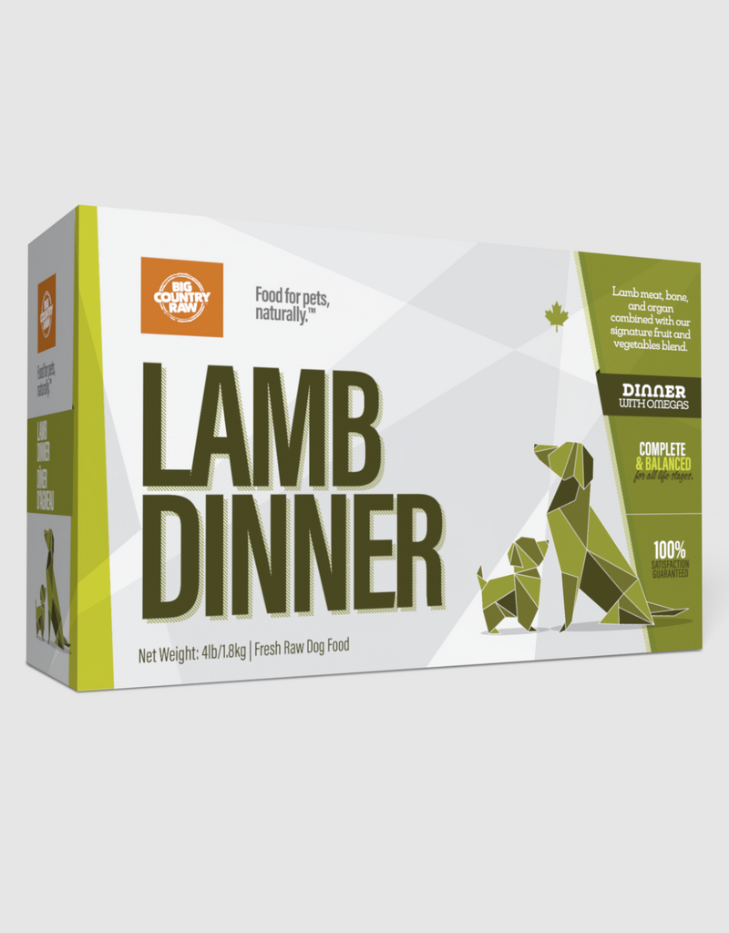 Big Country Raw Big Country Raw Lamb Dinner Carton 4lb